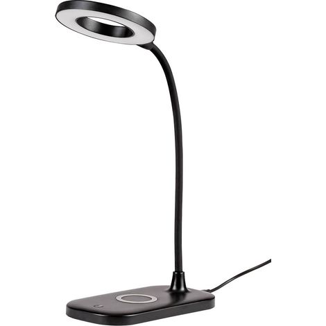 Lampe bureau LED noire 5W dimmable CCT Rabalux Hardin (1/5)
