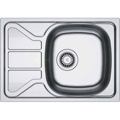 Evier Franke Flash FLN611-62/44 Inox Lisse Manu - Inox Lisse (1/2)