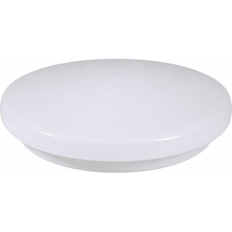 Plafonnier LED 12W Détecteur de Mouvement Rond IP44 Ø24 cm - Blanc Neutre 4000K - 5500K - SILAMP (1/2)
