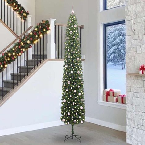 Künstlicher Weihnachtsbaum mit 300 LEDs mit Ständer Grün 300 cm (1/5)