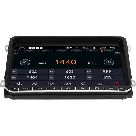 Écran Tactile Multimédia Voiture 9 Pouces Android 10.1 Quad Core 1Go+16Go Autoradio GPS pour T5 Transporter 2010-2013 (1/5)
