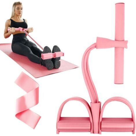 Corda di tensione multifunzionale, fasce elastiche per addominali e bodybuilding, corde per pedali, espansore sportivo elastico, fasce di resistenza per fitness con pedali, attrezzo per esercizi per l (1/5)