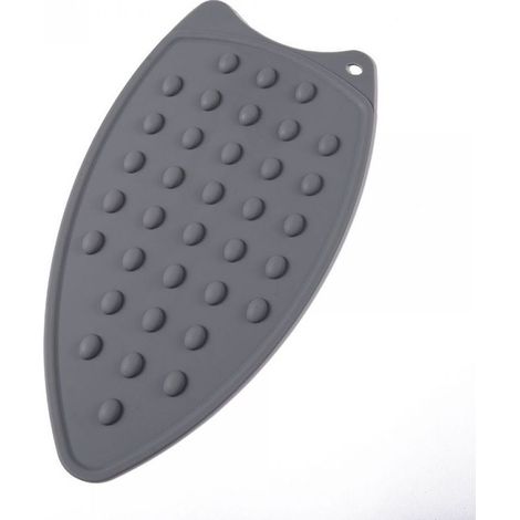 Tapis de repassage en silicone (gris), tapis isolant en silicone pour fer à repasser électrique domestique, tapis en silicone portable multi-usage résistant aux hautes températures (1/5)