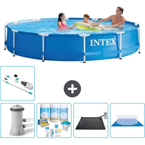 Frame Pool Rund - 366x76 cm - 6-teilig S21025 (1/5)