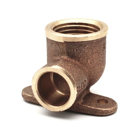 Gomito Bronzo F con 2 Flange a Saldare Frabo 1/2 x 18 (1/2)
