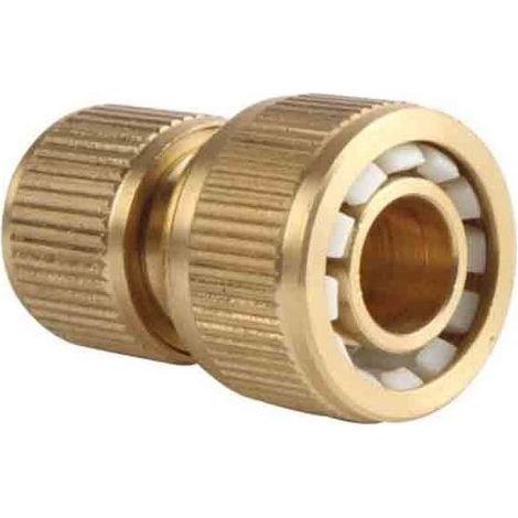 Raccord d'Arrosage 15 mm (1/2'') en Laiton, Rapide Raccord Connecteurs pour Tuyau d’arrosage dans Le Jardin (1/5)