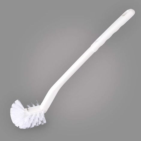 Brosse de Toilette portative poignée Longue en Plastique Brosses de Nettoyage à décontamination Forte Accessoires de Salle de Bain (1/4)