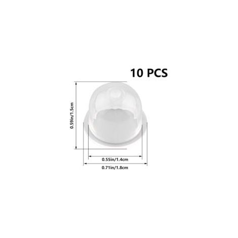 LAN 10er-Pack Kettensägen-Vergaser-Primer, Universal-Kunststoffpumpe, birnenförmiger Kolben, Zubehör, DOLASO (1/5)