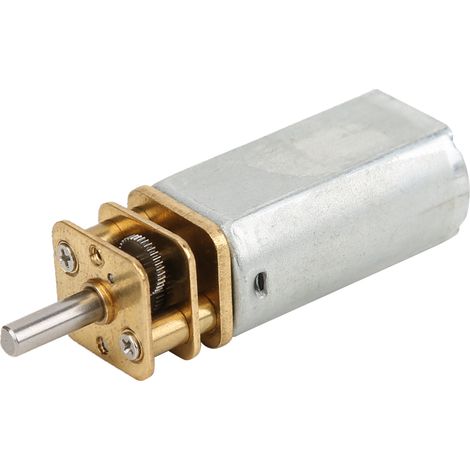 DC12V Planetengetriebemotor, geräuscharm, hohes Drehmoment, komplett aus Messing, Untersetzungsgetriebe, 200 U/min, 400 U/min, 600 U/min (400 U/min) (1/5)