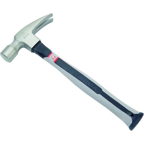 Martello falegname manico fibra di carbonio bocca ottagonale 30mm (1/4)