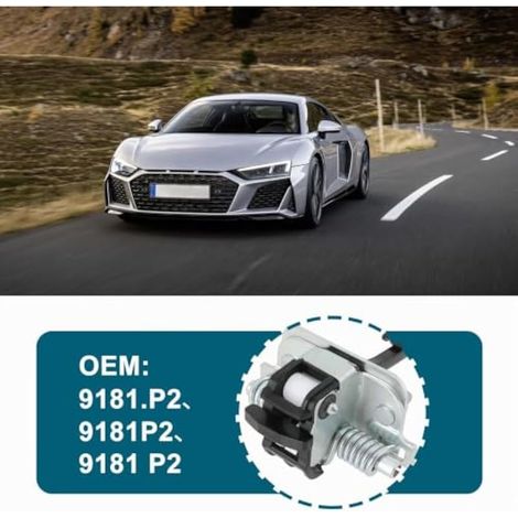 1 Butée Sangle Contrôle de Porte Avant de Voiture Butée de Charnière de Porte Avant 9181.P2 9181P2 9181 P2 Compatible avec Berlingo (2008-2018) Compatible avec Peugeot (2008-2018) (1/3)