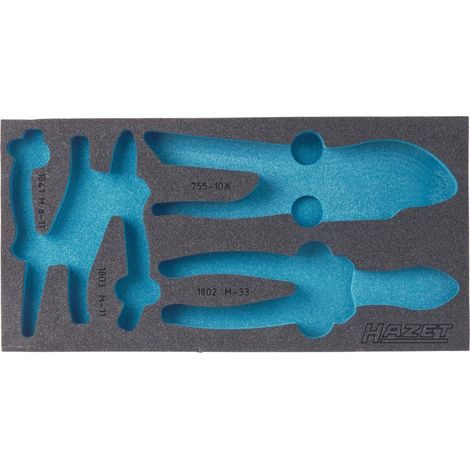 2-Komponenten Weichschaumeinlage 163-121L L x B: 342 mm x 172 mm (1/3)