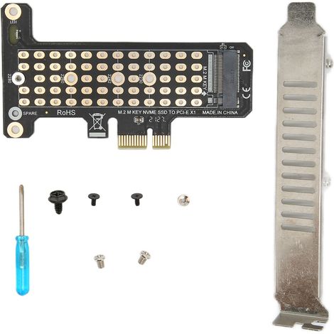 M.2 NVMe zu PCIe x1 Erweiterungskarte – Effiziente Wärmeableitung und stabile Leistung für Computerzubehör