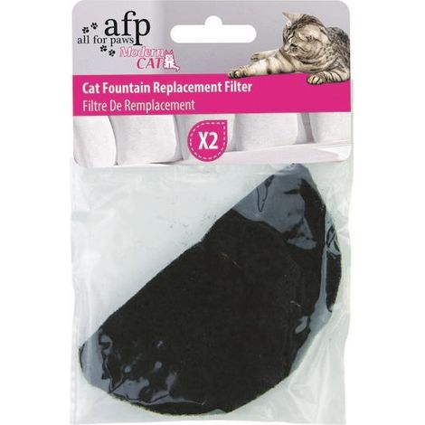 All For Paws Modern Cat Fresh Flow Fountain Filter PK6 - 730692 (1/2)