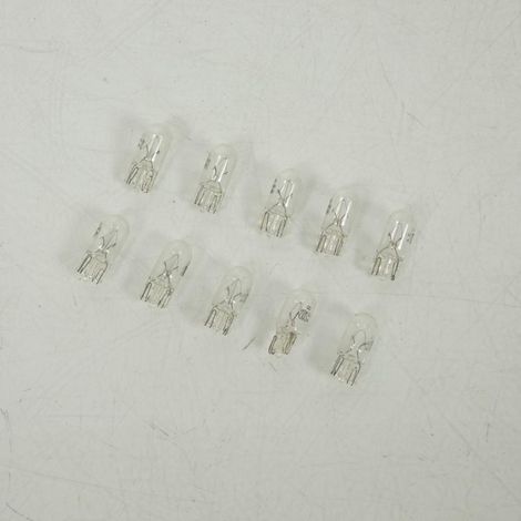 Boite 10 Ampoule blanche Carlex pour moto 12V 5W W2.1X9.5d CO501 (1/3)