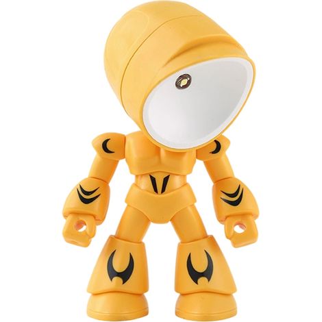Lampe De Bureau Robot - Veilleuse Magnétique À Montage Diy - Pour Chambre Bureau Et Étude - 1 Pièce (1/5)