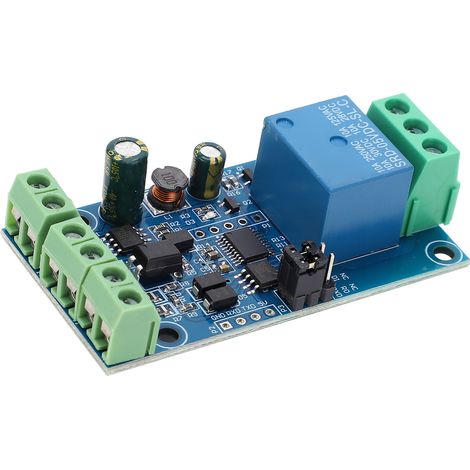 Module relais 7-24 V CC, 1 canal d'entrée/sortie avec protection contre l'inversion de polarité, RS485/TTL (1/5)