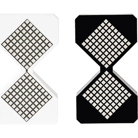 Sablier électronique à détection, objet de décoration de bureau ou de détente, petit sablier pour la maison (lot de 2) (1/5)