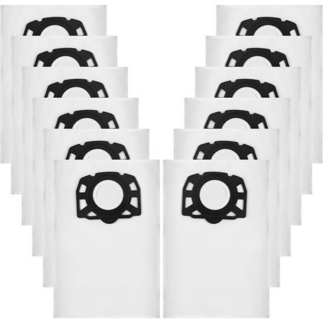 12 Sacs d'aspirateur KFI 357, adaptés aux aspirateurs eau et poussière Kärcher WD3 WD2 Plus KWD3 KWD2 KWD1 MV3 WD3.200-WD3.800M SE4001 SE4002