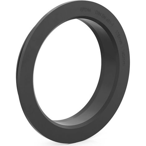 Adaptateur en caoutchouc CR CGA 178/160 (178 mm à 160 mm), jusqu'à 0,5 bar, TPE