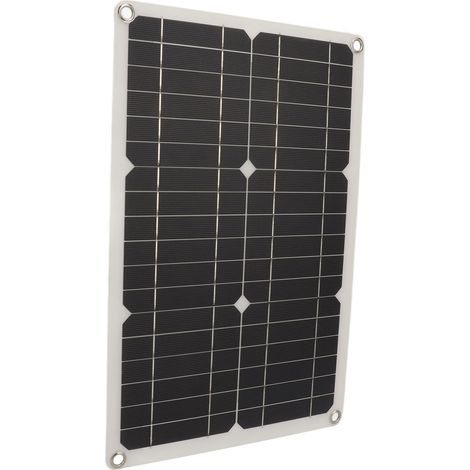 Kit panneau solaire 100W 12V 24V IP67 étanche complet chargeur énergie solaire avec contrôleur 20A pour extérieur (1/5)