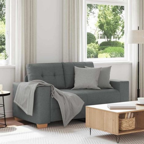 Canapé moderne 120 cm tissu gris foncé avec accoudoirs multiplex (1/5)