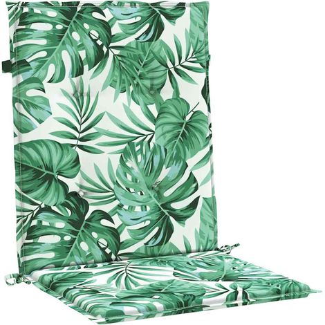 Coussins de dossier Feuille 2 pcs Motif feuille 100 x 50 x 3 cm (1/5)