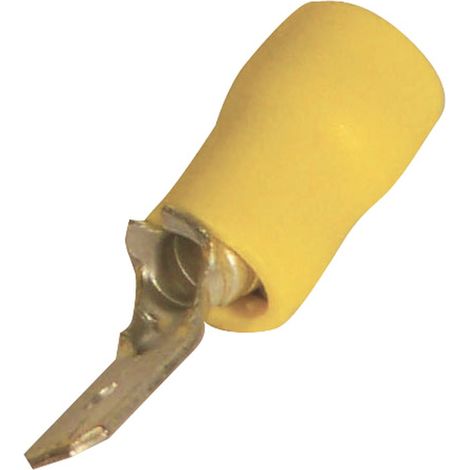 Terminale maschio piatto da 6,3 mm giallo (2 a 6 mm²) - Eza