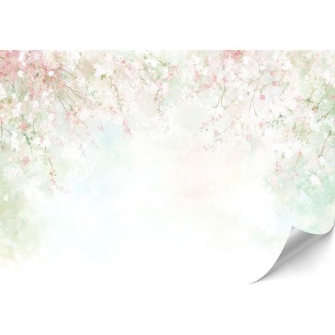 Standard-Fototapete (Vlies) – 100 x 70 cm – eklektischer Stil – Blumen Premium-Fototapete (Vlies) – 100 x 70 cm – eklektischer Stil – Blumen