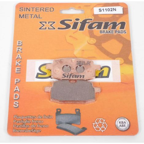 sifam-bremsbelag für roller baotian 50 bt qt-11 2007 bis 2010 av (1/4)