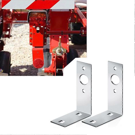 2 supports de feux de remorque en forme de L pour feux arrière de remorque utilitaire ou de bateau (1/5)