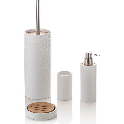 Set de 4 pièces GAETA blanc (1/5)