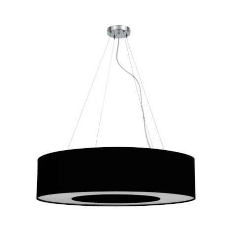 Colgante peq. haiti 4xe27 cromo/negro regx50x50 cm (1/2)