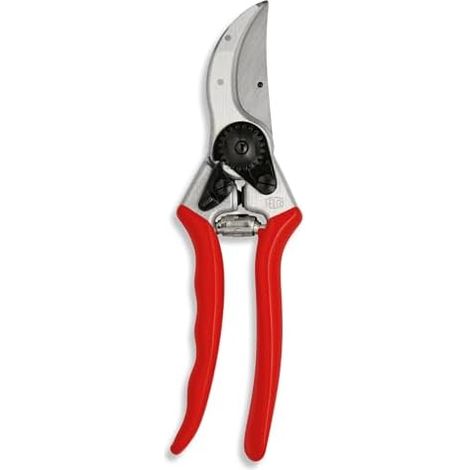 FELCO 2 professionelle Bypass-Gartenschere für Rechtshänder, 41 mm gehärtete Stahlklinge, geschmiedete Aluminiumgriffe, robustes Werkzeug für mittelgroße bis große Hände, 25 mm Schnitt, Swiss Made