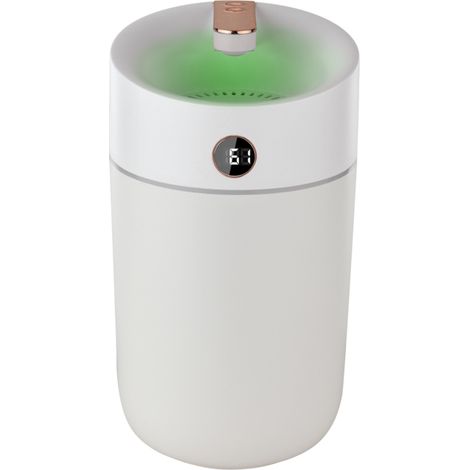 Humidificateur d'air grande capacité 3L à brume froide avec écran d'affichage en temps réel et veilleuse colorée pour chambre et salon (1/5)