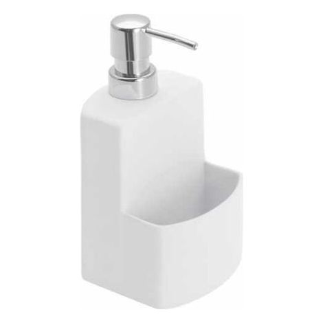 Seifenspender Spülmittelspender Küche Spülmittel Dosierer Spüle Pumpspender Weiß (1/5)