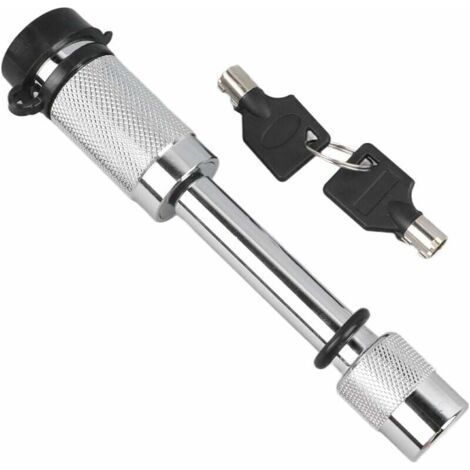 Serrure de Récepteur de Goupille d'attelage, Utilisation Pratique, Installation Simple, Serrure à Bille, Noyau de Remorque, Serrure de Goupille d'attelage, Antirouille avec (1/5)