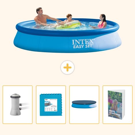 Intex Piscine Easy Set Ronde - 366x76 cm - 5-pièces  SCB108 (1/5)