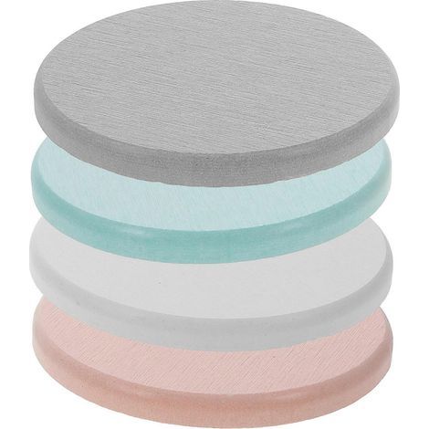 Lot de 4 tapis absorbants épais pour gobelets de lavage, tapis absorbants pour comptoir de salle de bain-10CM (1/3)