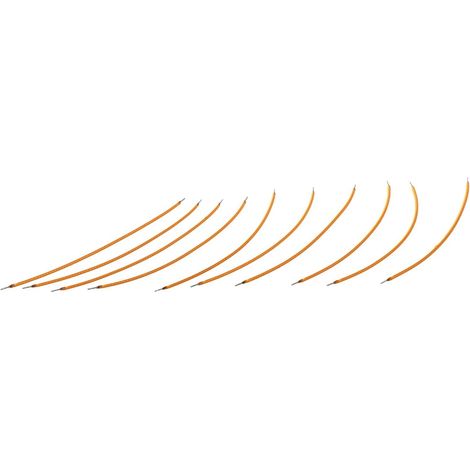 Pack of 10 DC3V 2200K flexible filament lamps for bulbs (130mm) (1/5)