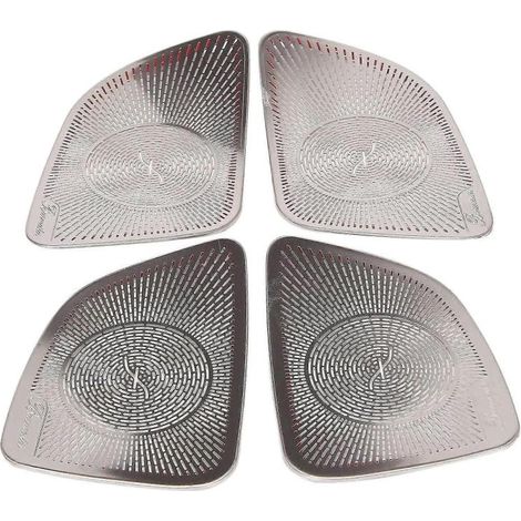Cubierta para altavoz de audio para Mercedes-Benz Clase C W206 C260 2022, color plata. (1/4)