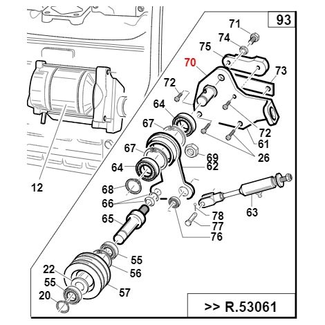 Bolzen der Motorriemenspannrolle TURBO1 ORIGINAL GIANNI FERRARI 01.40.00.4020