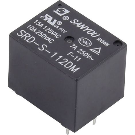 TRU COMPONENTS SRD-S-112DM Printrelais 12 V/DC 15 A 1 Schließer 1 St.