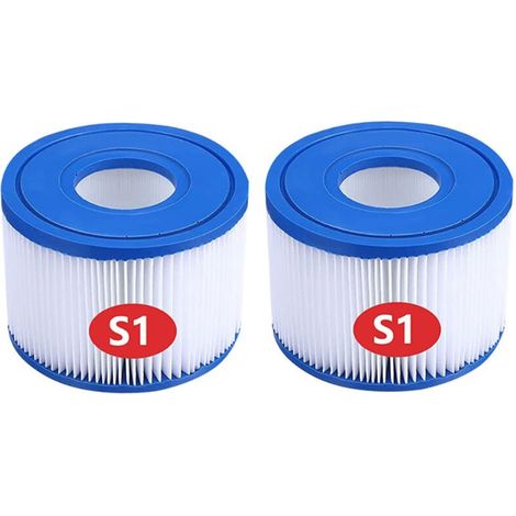 2 pièces de filtre de piscine gonflable Intex S1 type adapté pour 29001EPureSpa filtre pompe filtre spa piscine