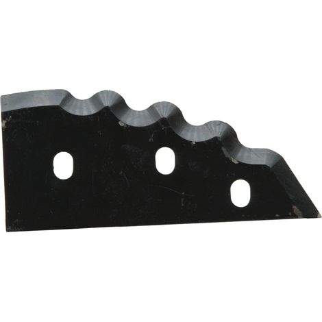 Couteau droit pour remorque porte-alimentateurs, chargeur, ensileuse, 212 x 90 mm, diamètre 13 mm, 70-410