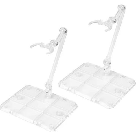 Support pour figurine articulée, lot de 2 supports d'exposition à assembler pour figurines Gundam et autres modèles de poupées. (1/5)
