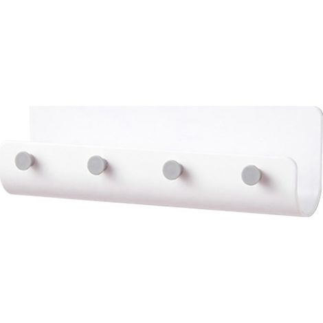 Porte-clés élégant, support mural pour porte d'entrée ou de porche, gain de place, design tendance, idéal pour les couloirs de bureau, plastique ABS de qualité supérieure. (1/4)