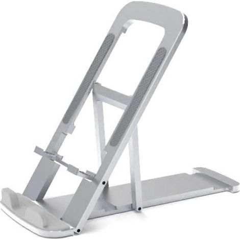 Hier ein Titelvorschlag auf Französisch (maximal 190 Zeichen): Höhenverstellbarer Laptopständer, ergonomische Notebookablage aus Aluminium, verstellbare PC-Ablage