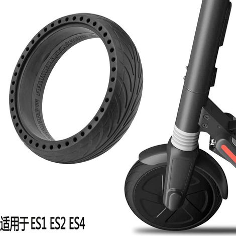 Les pneus alvéolés antichoc et anti-explosion de 8 x 2,125 pouces conviennent aux scooters électriques ES1/ES2/ES3/ES4. (1/5)