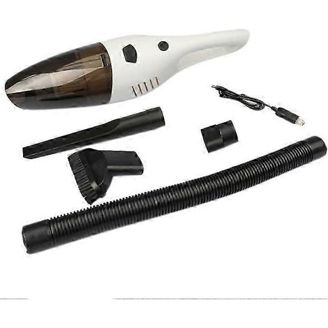Aspirateur de voiture compact, portable, sans fil et USB, haute puissance 6000 Pa, pour surfaces sèches et humides, blanc SZRH A-GB (1/5)